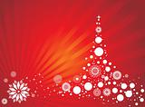 abstract background of christmas ornamented, design3
