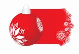 abstract background of christmas ornamented, design4