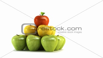 3d apples