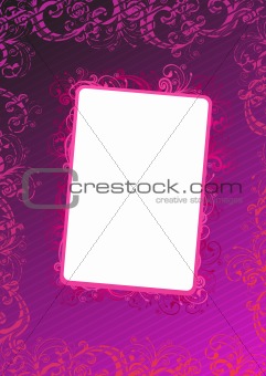 Vector illustration of pink wallpaper with copy-space 