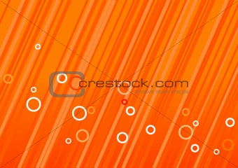 Abstract lines with circles. vector