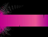 Pink stripe with place for text. Vector