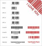 different barcodes