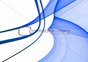 Blue abstract design