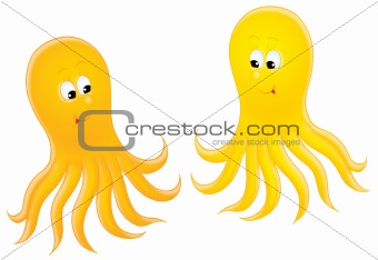 Yellow octopus