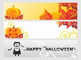 abstract halloween banner series set22