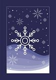 Snowflakes - Christmas card