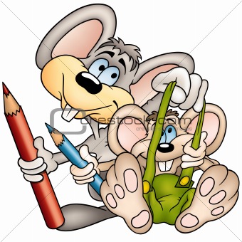 Two Mouses Painters