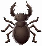 Horny beetle