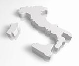 3d italy map