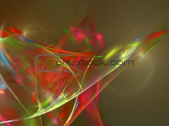 Abstract background. Green - red palette.