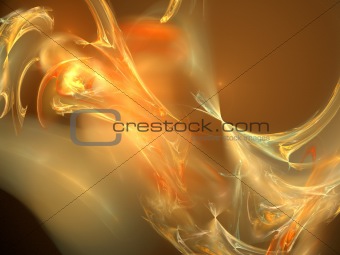 Abstract background. Yellow - orange palette.