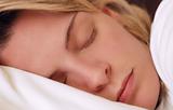 Beautiful young woman sleeping
