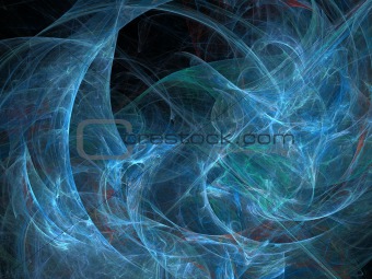 Abstract background. Blue - green palette.