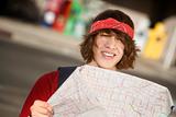 Young Man with a Map