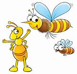 Bee and ant