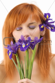 violet make up