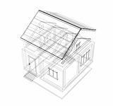 3d sketch of a house