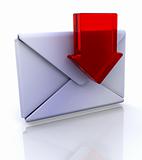 Download mail icon