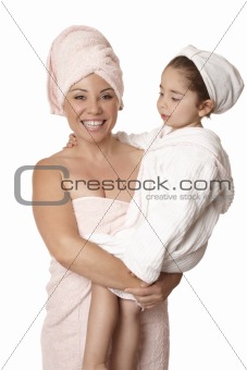 Mother and daughter body care