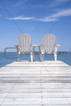 Chairs on a Dock