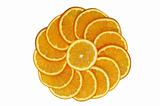 orange slice circle