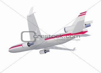 aircraft isolated view