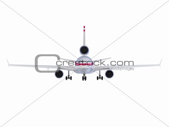 aircraft isolated view