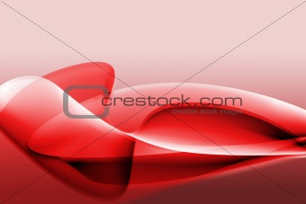 Red abstract composition