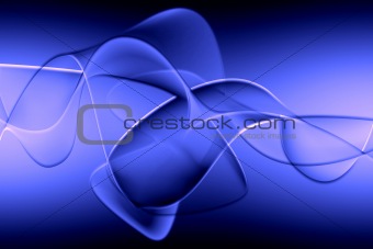 Blue abstract illustration