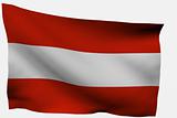 Austria 3D flag