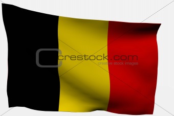 Belgium 3d flag