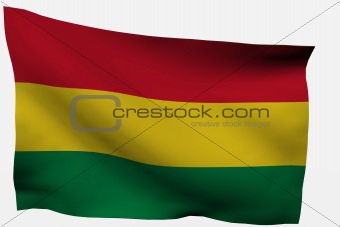 bolivia 3D flag