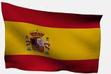 Spain 3d flag 