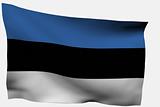 Estonia 3D flag
