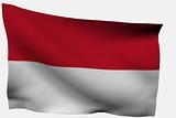 Indonesia  3D flag
