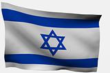 Israel 3d flag