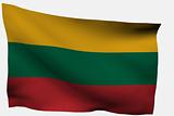Lithuania 3d flag