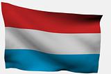 Luxemburg 3d flag