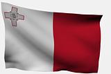 Malta 3d flag