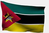 Mozambique 3d flag