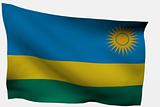 Rwanda 3d flag