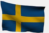 Sweden 3d flag
