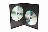 CD DVD holderon white background