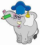 Writing elephant teacher 