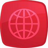 Globe navigation icon