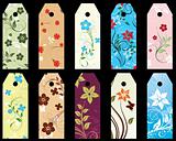 floral bookmark