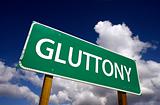 Gluttony Road Sign - 7 Deadly Sins Series