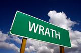 Wrath Road Sign - 7 Deadly Sins Series