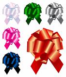Collection of colored bows
